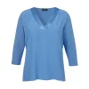 Blouse Via Appia Due 3/4 mouw blauw 2521710 870