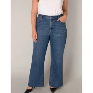 Broek Base Level Curvy brede pijp jeans Amylia 7000108