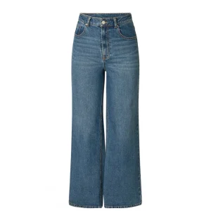 Broek Base Level Curvy brede pijp jeans Amylia 7000108