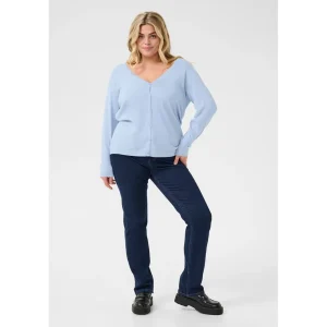 Cardigan Kaffe Curve licht blauw 10582107