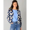 Cardigan Yest beige kobalt Resa 0005165