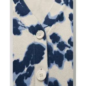 Cardigan Yest beige kobalt Resa 0005165