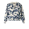 Cardigan Yesta beige kobalt Verine A005165