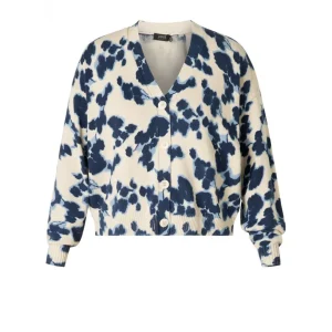 Cardigan Yesta beige kobalt Verine A005165