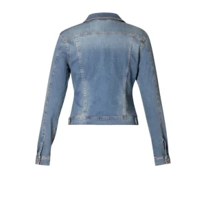 Jas Base Level Curvy jeans mid bleu Yamila 7000067