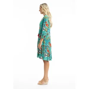 Kleed Orientique groen multicolor 91012