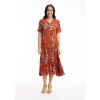 Kleed Orientique rood multicolor 91011