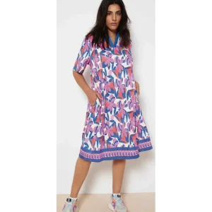Kleed Verpass rose blauw 6307