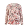 Pull Barbara Lebek koraal multicolor 80080052