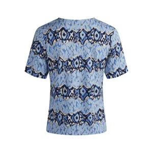 Shirt Barbara Lebek blauw multi 77200052