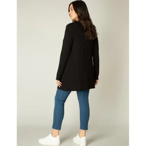 Vest Base level curvy Ayla zwart 7000023