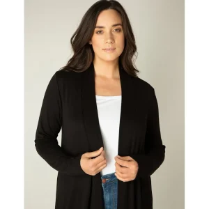 Vest Base level curvy Ayla zwart 7000023