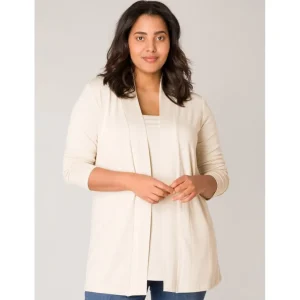 Vest Base Level Curvy licht beige Ayala 7000023